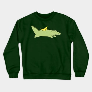 Banana Alligator Crewneck Sweatshirt